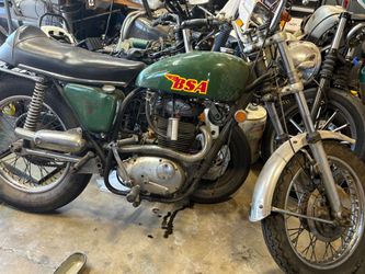 1970 BSA B25 Star 250 Vintage British Motorcycle Project parts