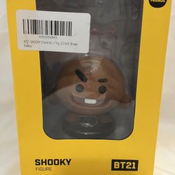 Line Friends BT21 Shooky Figure.  Collectible Toy/figure