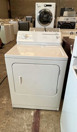 White Kenmore Dryer with AutoDry Feature