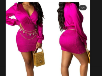 Hot Pink dress available