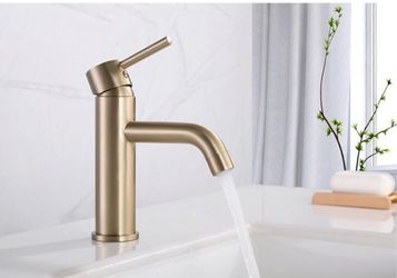 C108 Bathroom/Kitchen faucet (Black/Gold/Brush Nickel) FACTORY DIRECT