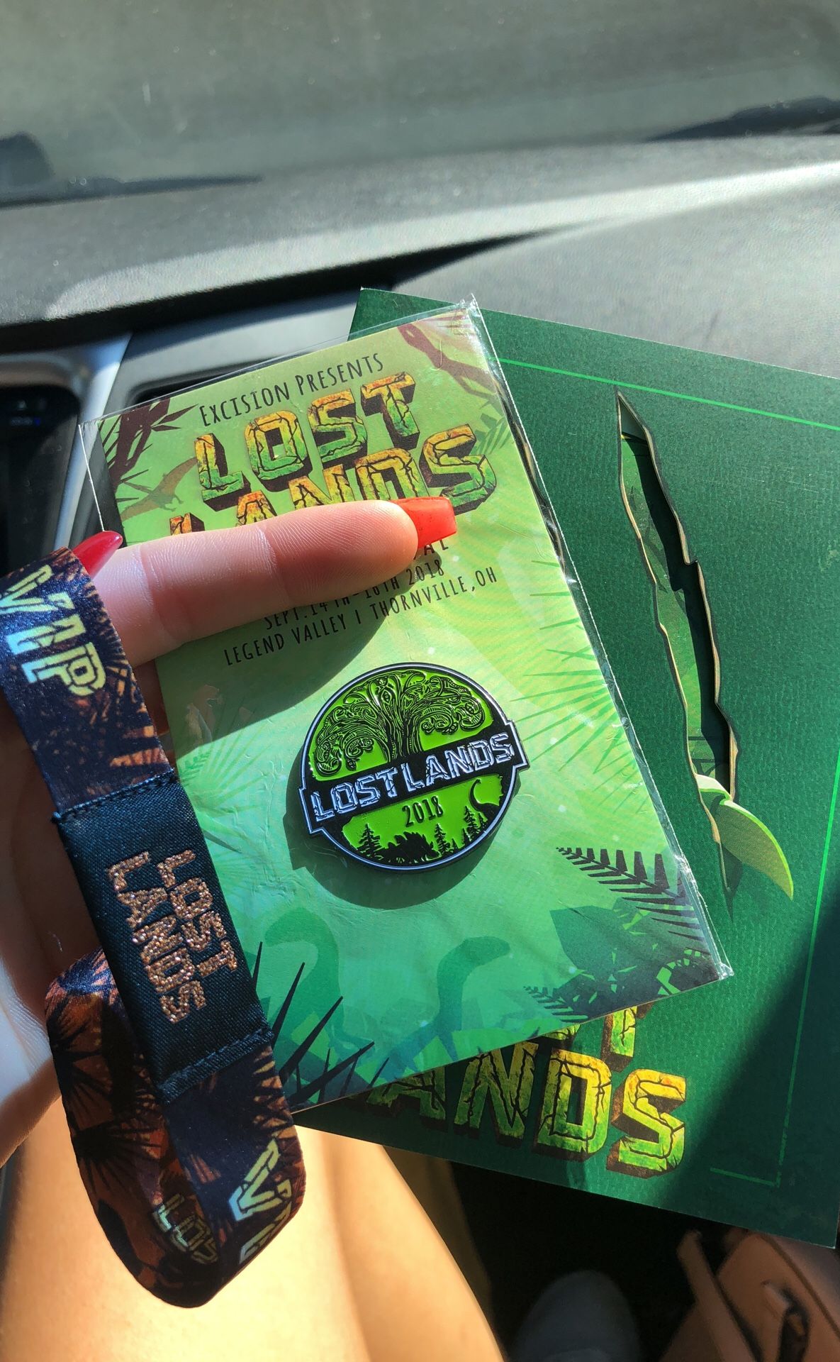 unregistered VIP lost lands wristband 2018