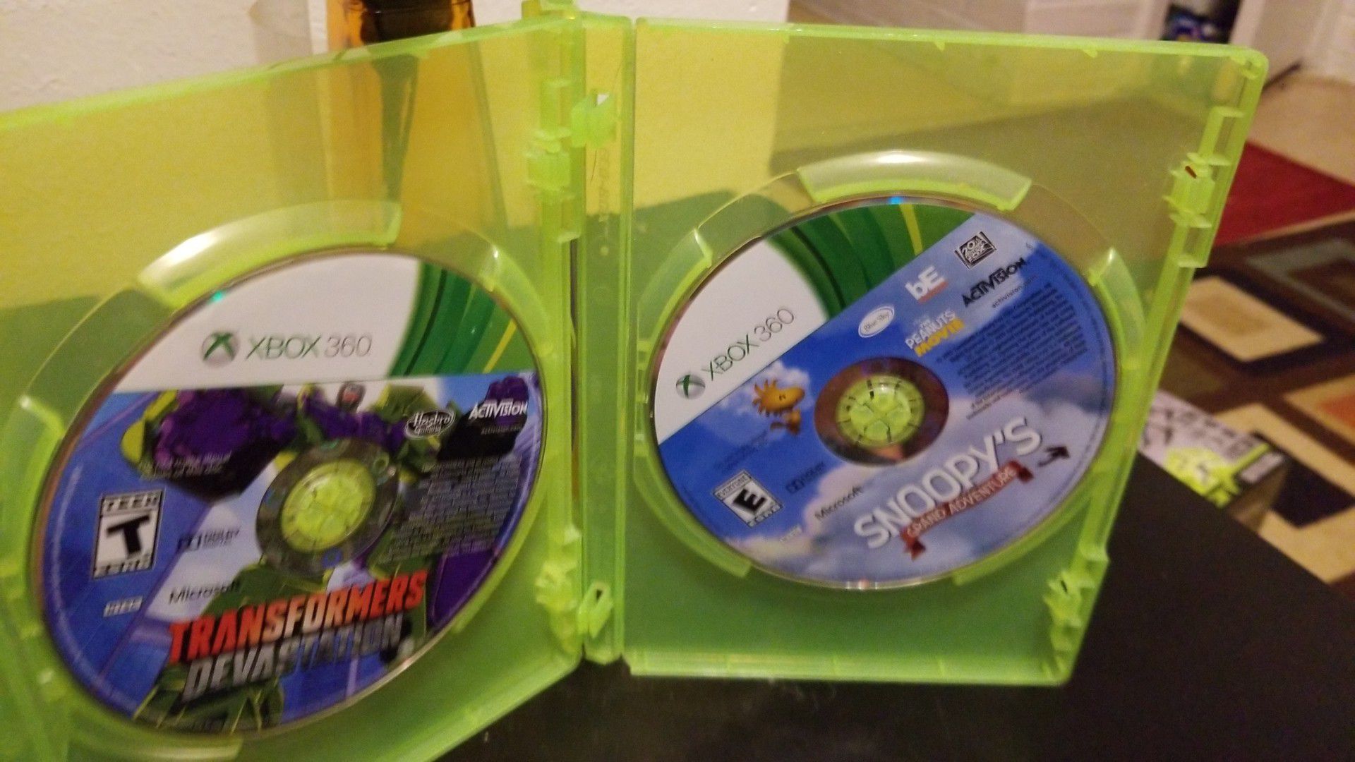 Transformer and snoopy game (Xbox 360)