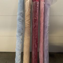 Organza fabric rolls