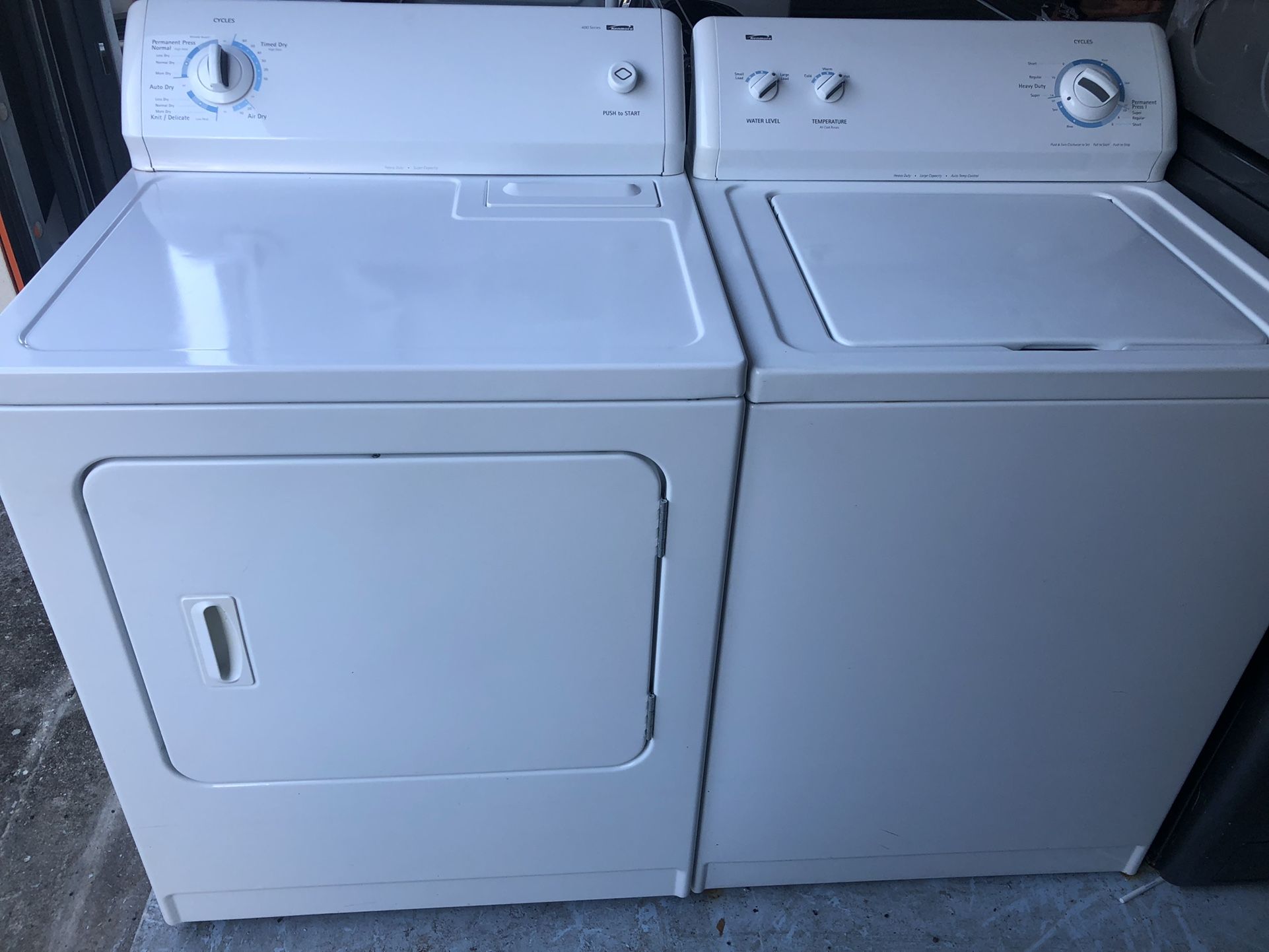 Kenmore Washer And Dryer Set