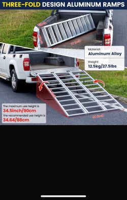 Aluminum loading ramps