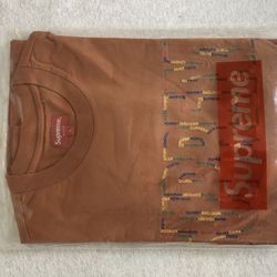 Supreme International Tee Rust Large New Authentic