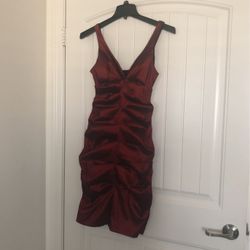Beautiful Dress Wine Color Size L (10)
