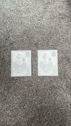 Neymar Jr Trading Card Printing Plates Lot of 2
