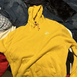 Yellow Nike Hoodie