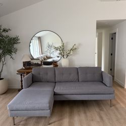 West Elm Reversible Sectional Couch 🚚available 