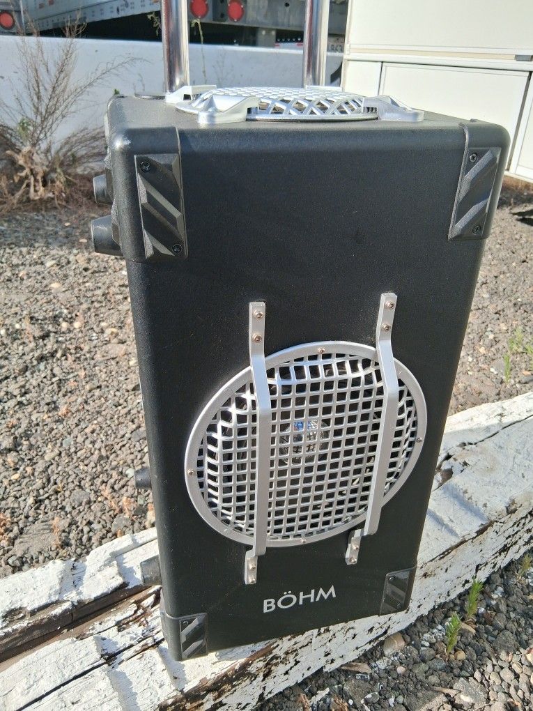 BOHM luggage speaker. $10