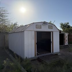 10\14  Galvanized  High Gable Steel Storage Building