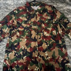 Vintage Swiss Combat Shirt | TAZ 83/Alpenflage