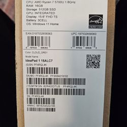 New Lenovo IdeaPad 1 15.6 Touch Screen Laptop