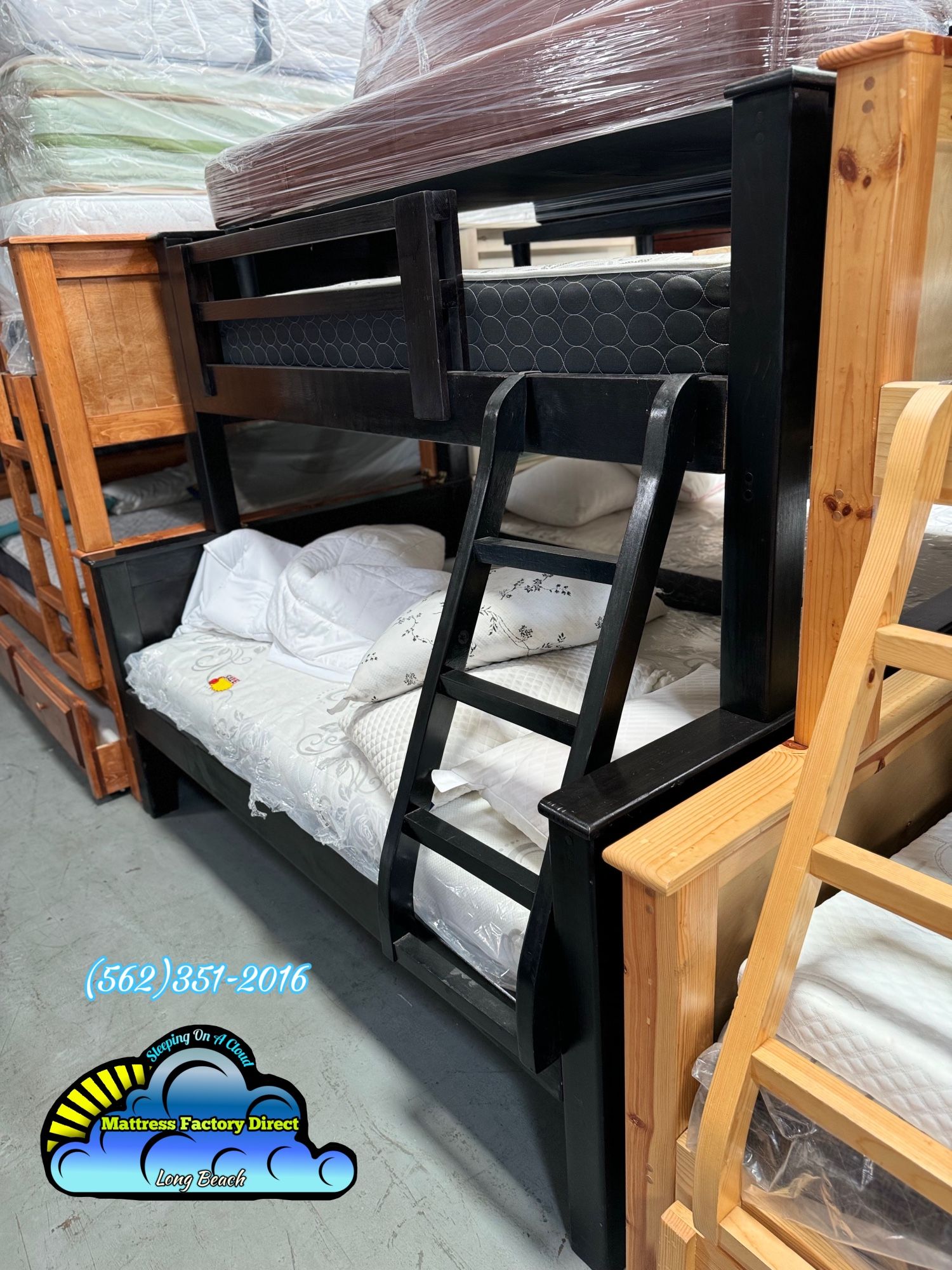 Twin Full Bunk Bed With Mattress Cama Nueva