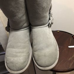 Gray Ugg Boots Size 6