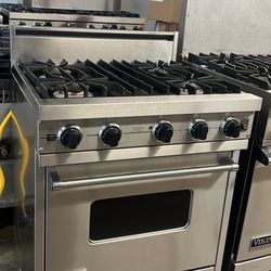 Viking 30”Wide Gas Range Stove Stainless Steel 4Burners