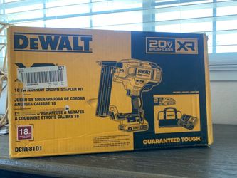 DEWALT 18 GA NARROW CROWN STAPLER