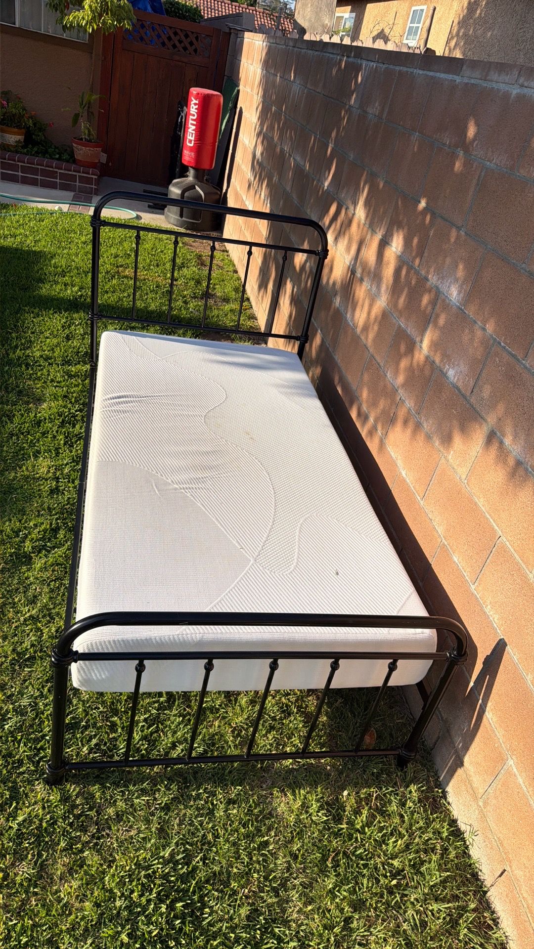 Mattress and frame