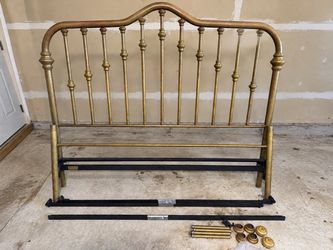 Antique Brass Spindle  King Size Bed Frame
