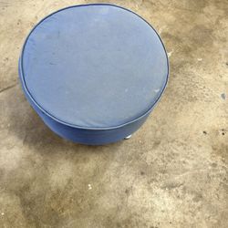 Blue Footstool