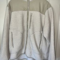 Mens Coat - Tan Turtleneck Overcoat XL