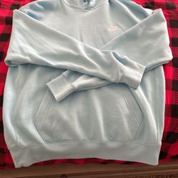 light blue nike hoodie for sale