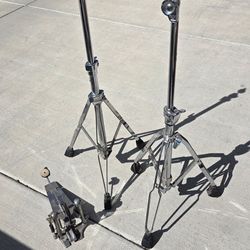 TAMA Drum pedal and cymbals stands