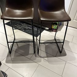 Bar Stools In Espresso Brown Color Qty. 2