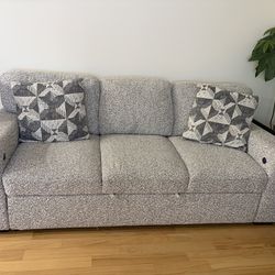 Sidekick Gray 87’’ Queen Pop-up sleeper Sofa