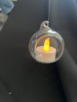 Glass Hanging Orb 