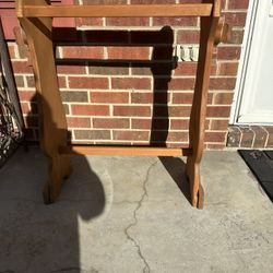 Vintage Wooden Quilt / Blanket Rack