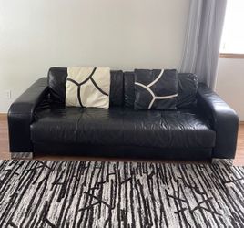 Top grain leather sofa 