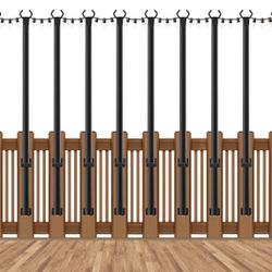 10 Pack 5Ft String Light Poles,Outside String Lights,Outdoor
