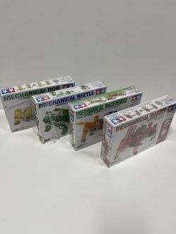 Tamiya Robo Craft 4 Boxes Dog, Horse, Beetle, Rabbit
