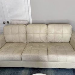 Sofa De Cuero Verdadero