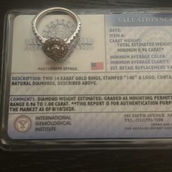 Natural Diamonds Weeding/promise Ring $800