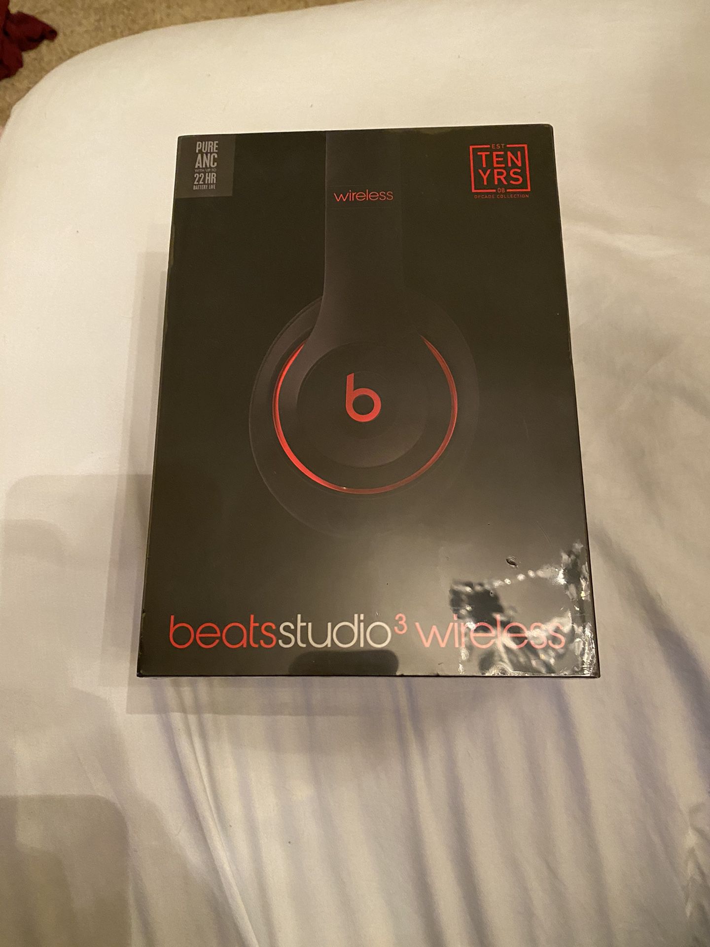 Beats studio 3 wireless- black. Never opened.