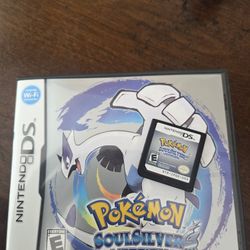 Authentic Pokémon Soul Silver. Box And Inserts. 