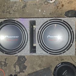 12" Pioneer Champion Series Pro Subwoofers