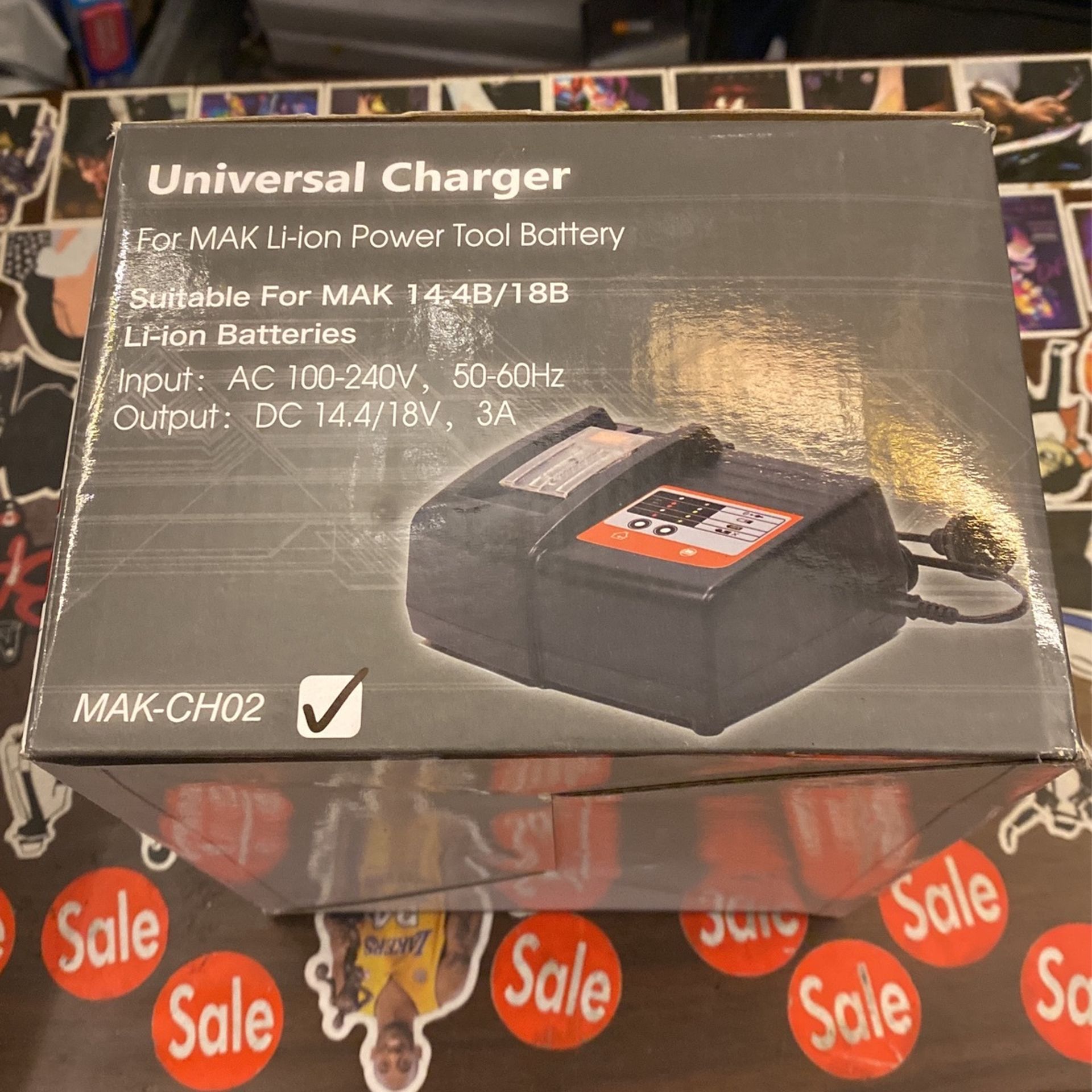 Universal Charger For Mak Li-on Power Tool Battery