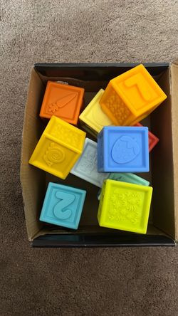 10 rubber counting blocks