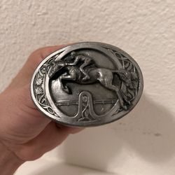 Bergamot Brass Works belt buckle from 1985