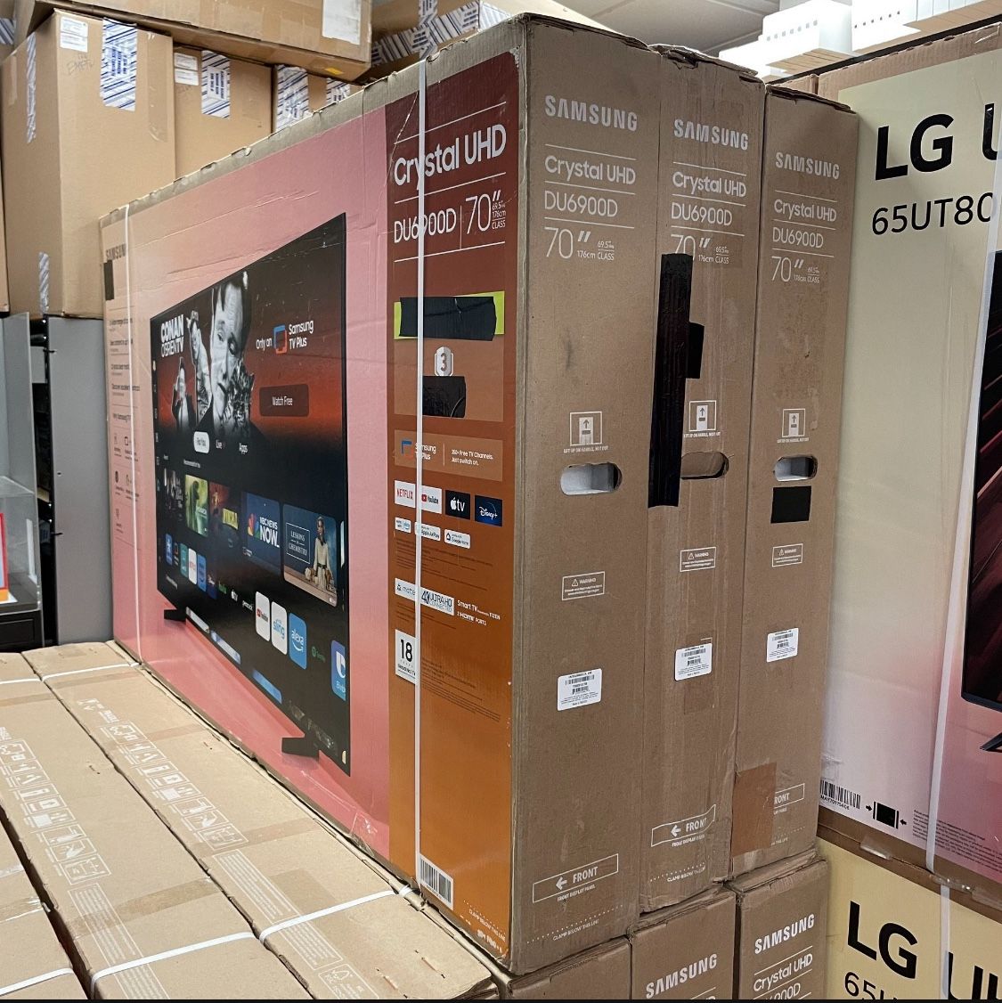 70” SAMSUNG CRYSTAL DU6900 4K SMART TV