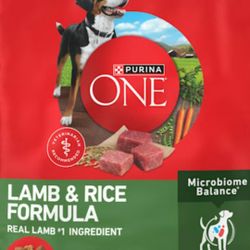 Purina one  Lamb and rice 31 libs