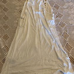 Buckle White Tank Top