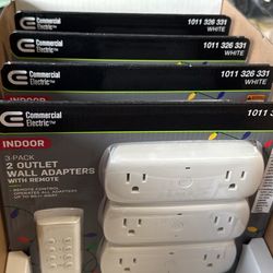 3 Outlet Plug with Remote 
