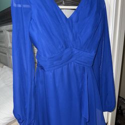  Blue Gown Dress Size 14 