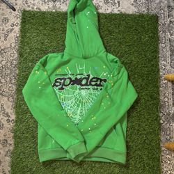 Green V2 Spider Hoodie Size S-L